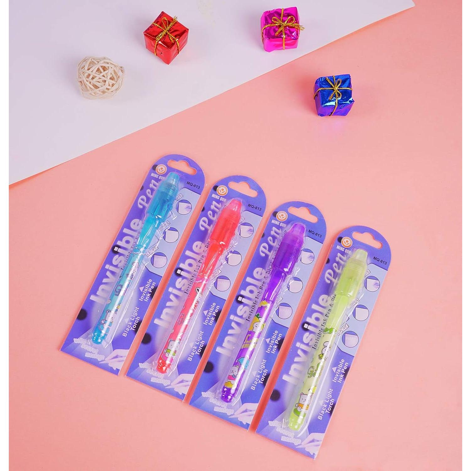 Bolígrafos de Tinta Invisible VOVRU 24 Pcs con Luz UV