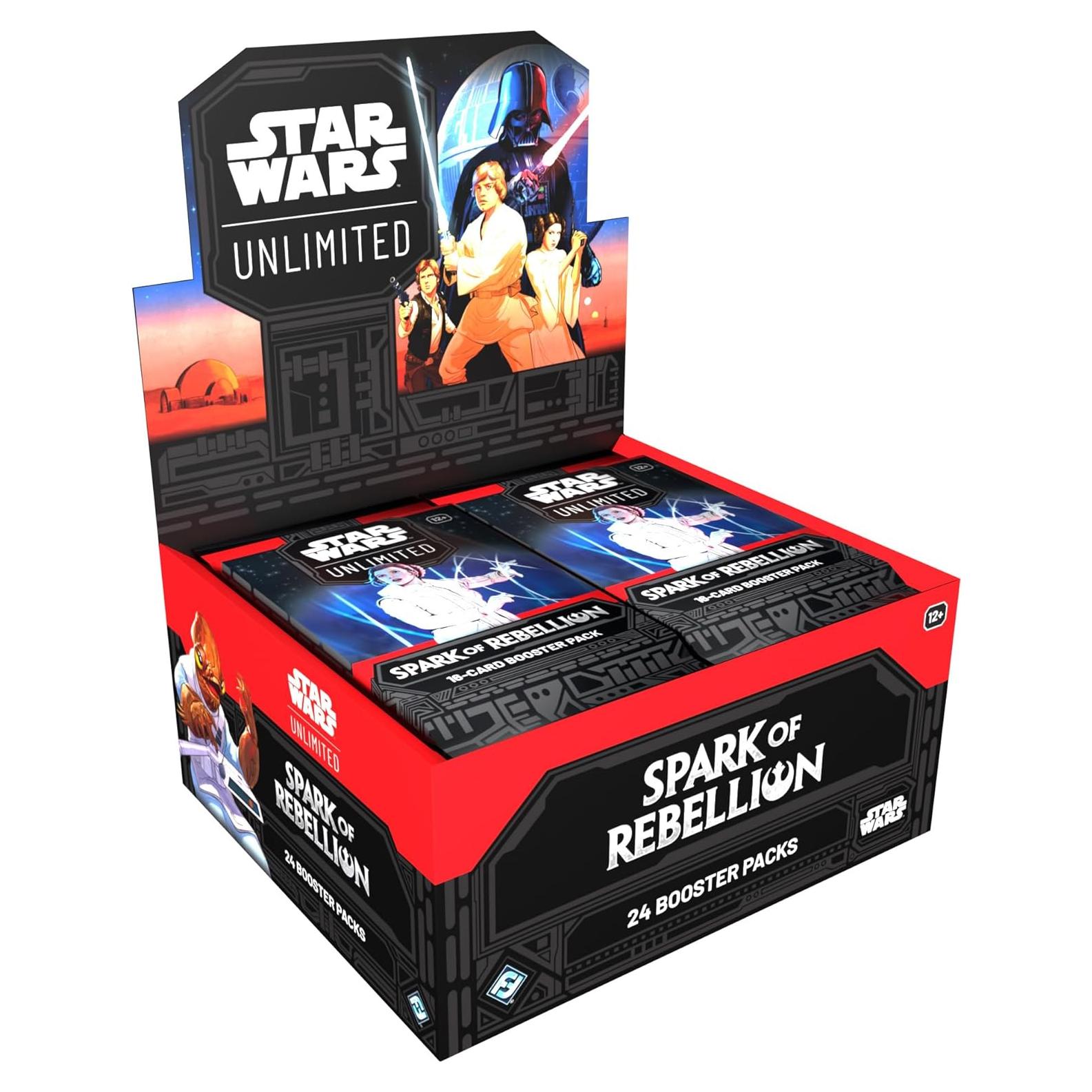 Juego de Cartas Star Wars: Unlimited Chispa de Rebelión - 24 Paquetes