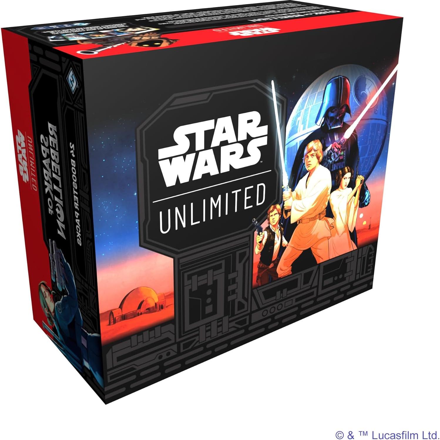 Juego de Cartas Star Wars: Unlimited Chispa de Rebelión - 24 Paquetes