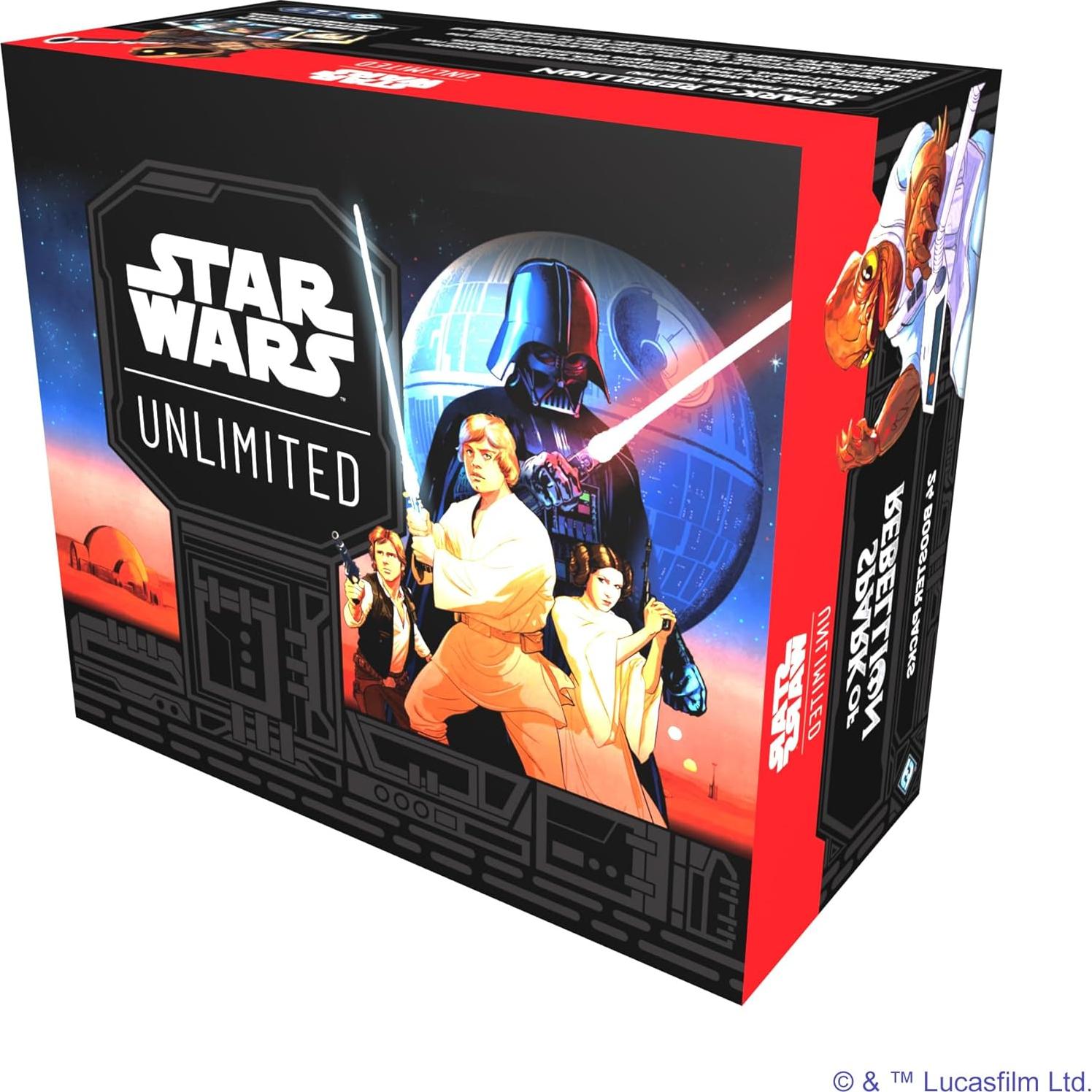 Juego de Cartas Star Wars: Unlimited Chispa de Rebelión - 24 Paquetes