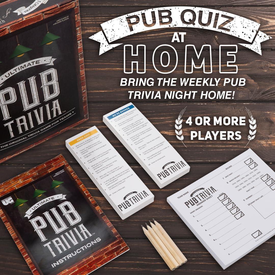 Juego de Trivia Ultimate Pub University Games para 4+ Jugadores