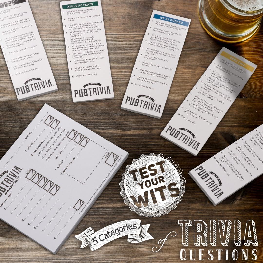 Juego de Trivia Ultimate Pub University Games para 4+ Jugadores