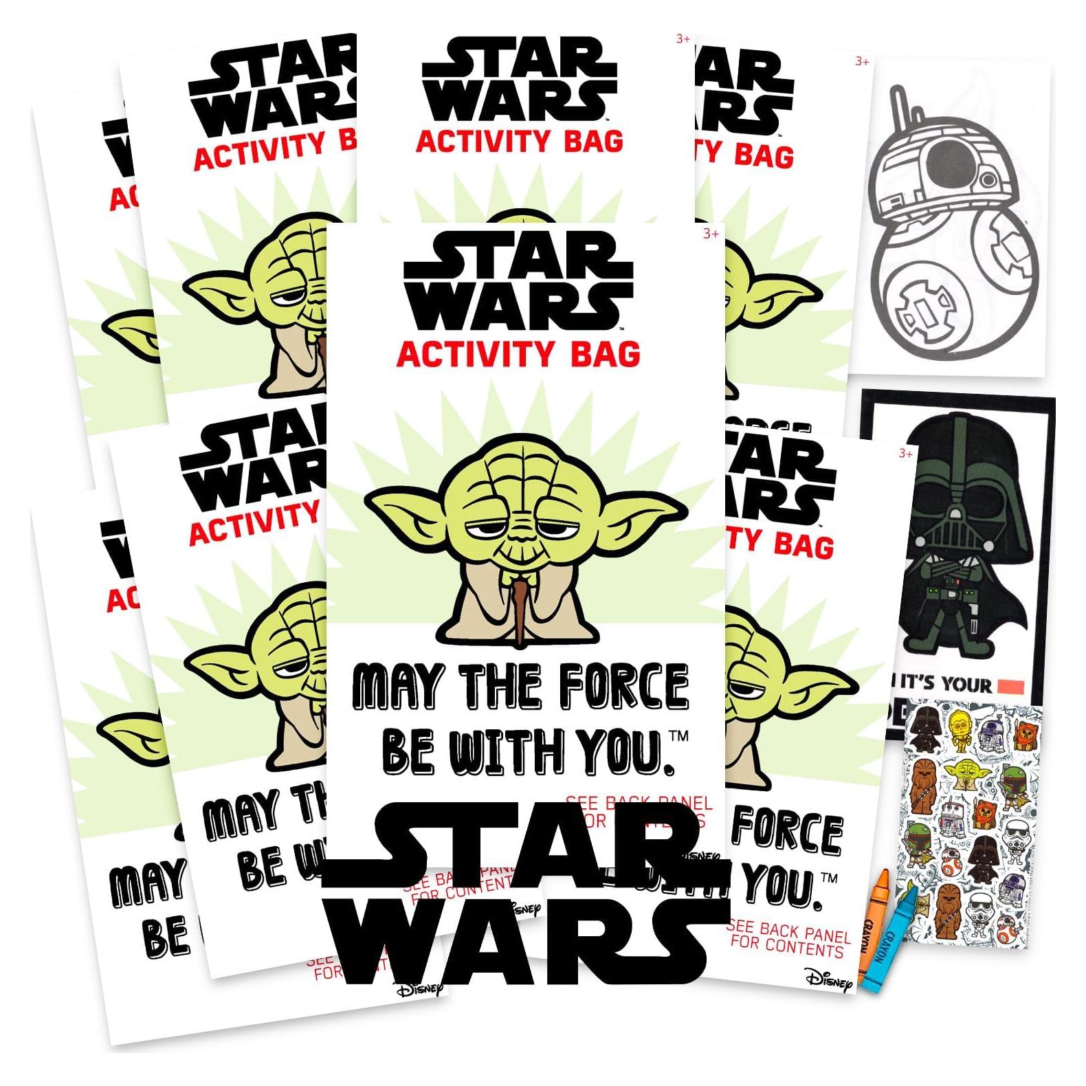 Set de Fiesta Star Wars Yoda 8 Piezas - Libros y Stickers