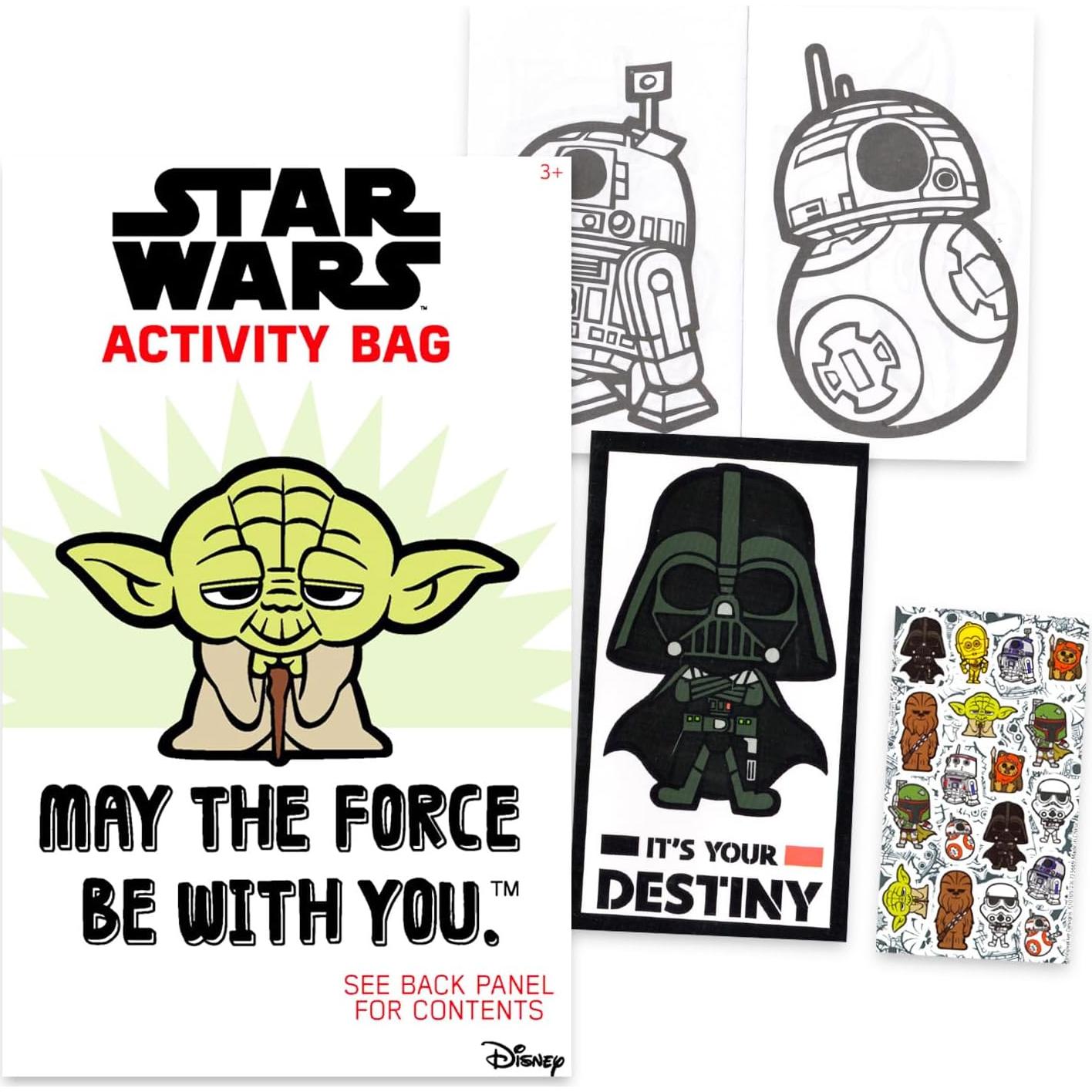 Set de Fiesta Star Wars Yoda 8 Piezas - Libros y Stickers
