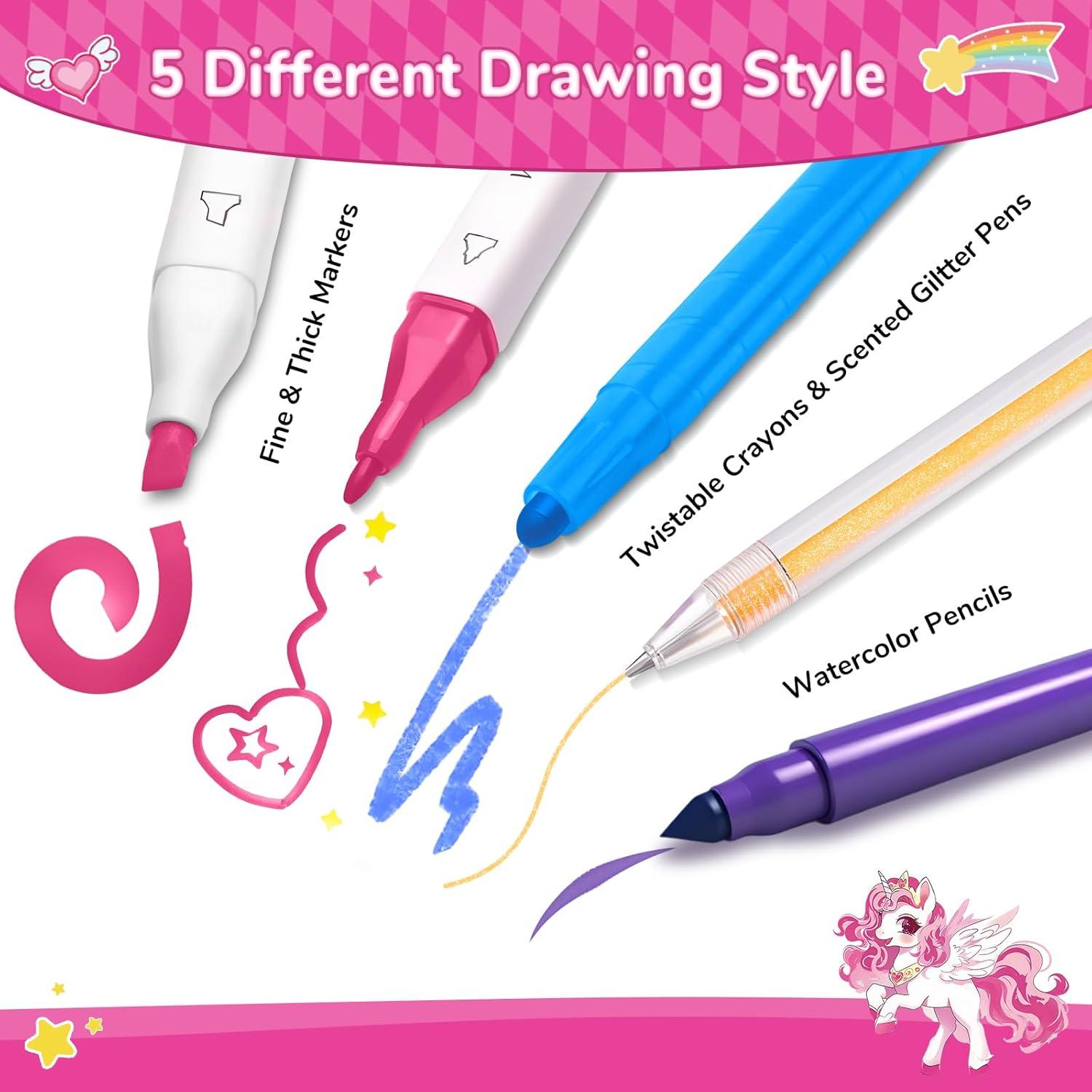 Juego de Marcadores Lavables DreamyCandy 70PCS Unicornio