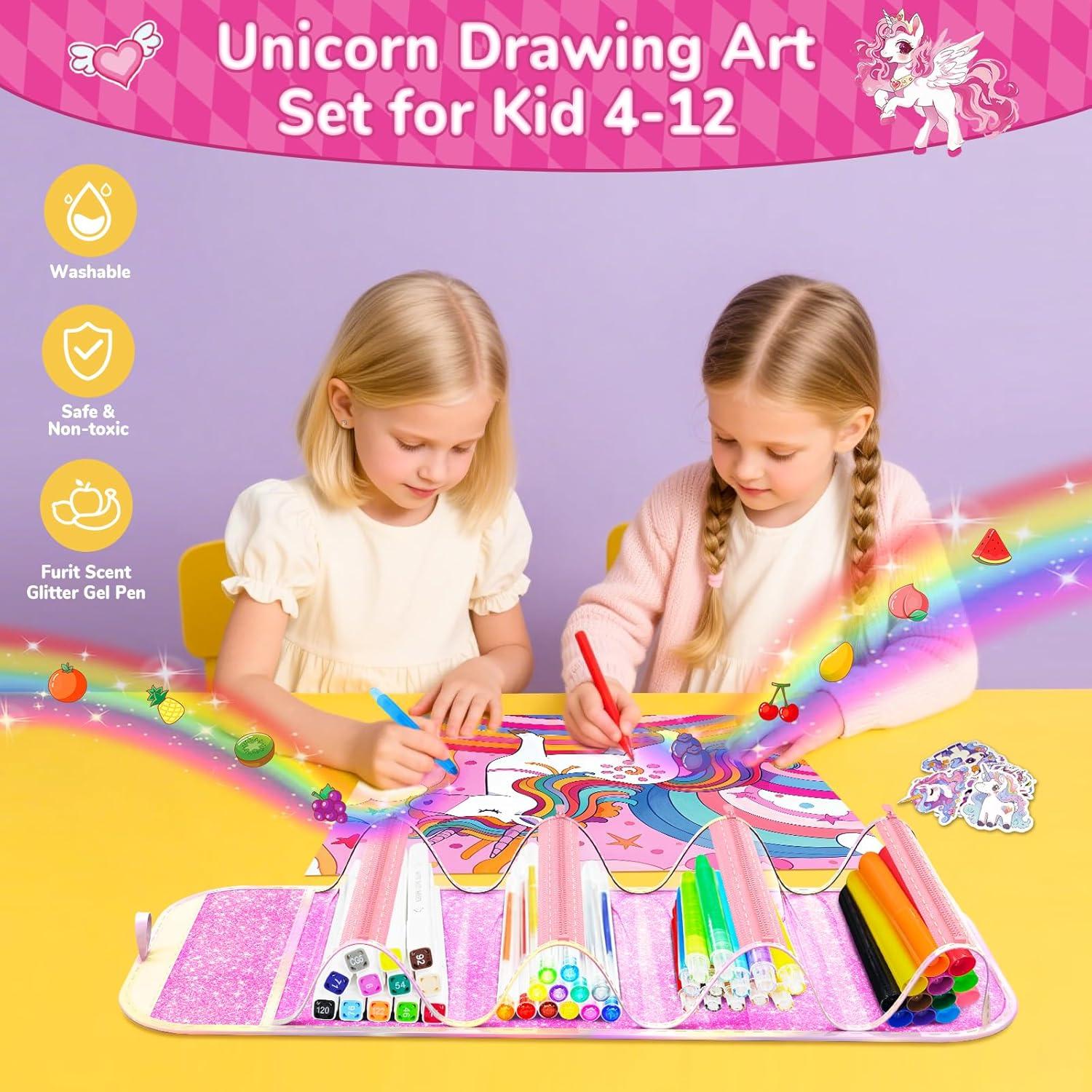 Juego de Marcadores Lavables DreamyCandy 70PCS Unicornio