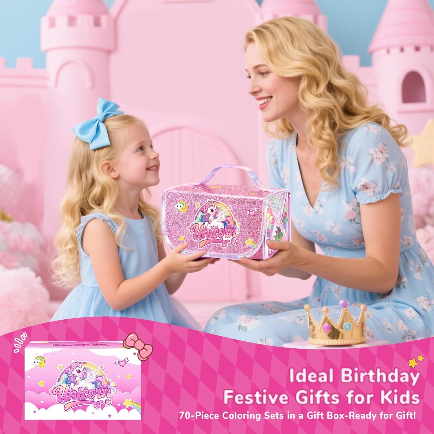 Juego de Marcadores Lavables DreamyCandy 70PCS Unicornio