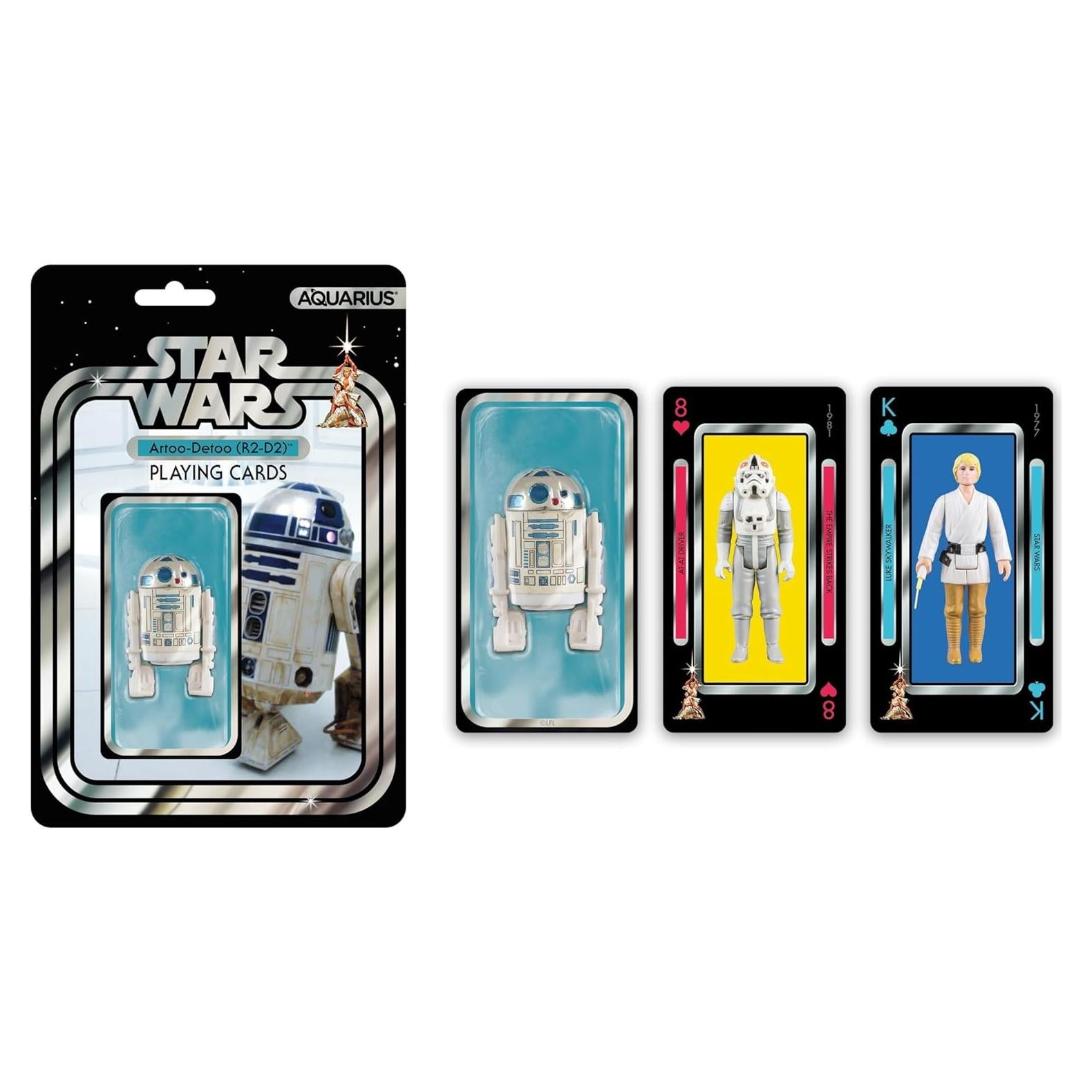 Baraja Premium Star Wars R2D2 AQUARIUS - 54 Cartas Temáticas