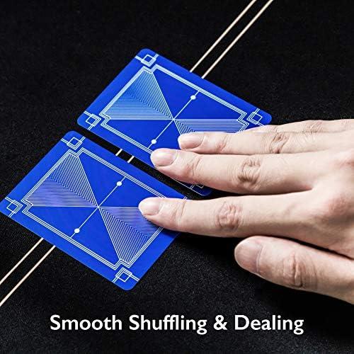 Set de Cartas de Póker SLOWPLAY 100% Plástico Jumbo 2 Barajas