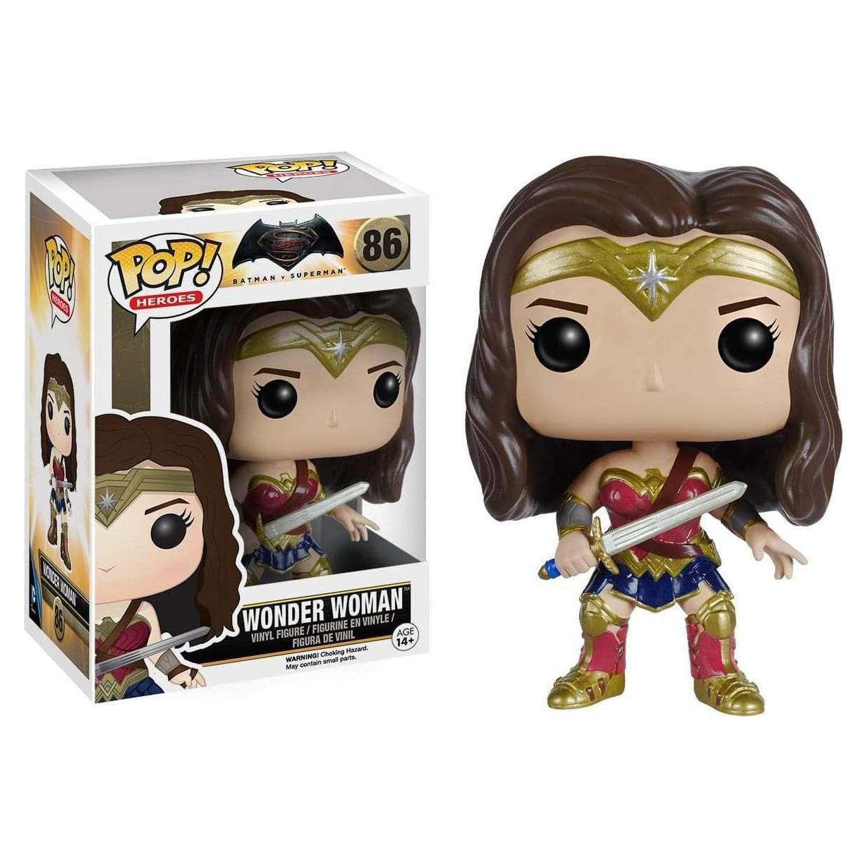 Figura de Acción Funko POP Wonder Woman 9.53 cm Batman vs Superman