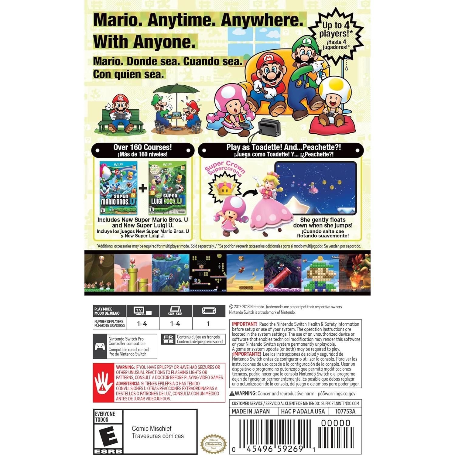 Juego Nueva Super Mario Bros. U Deluxe - Nintendo Switch