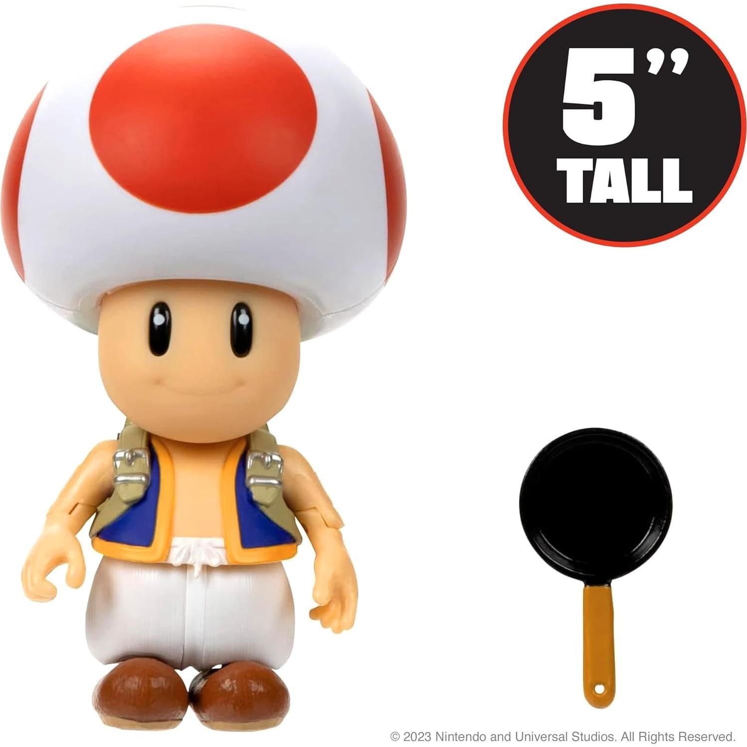 Figura de Acción Toad 16 cm - La Película de The Super Mario Bros.