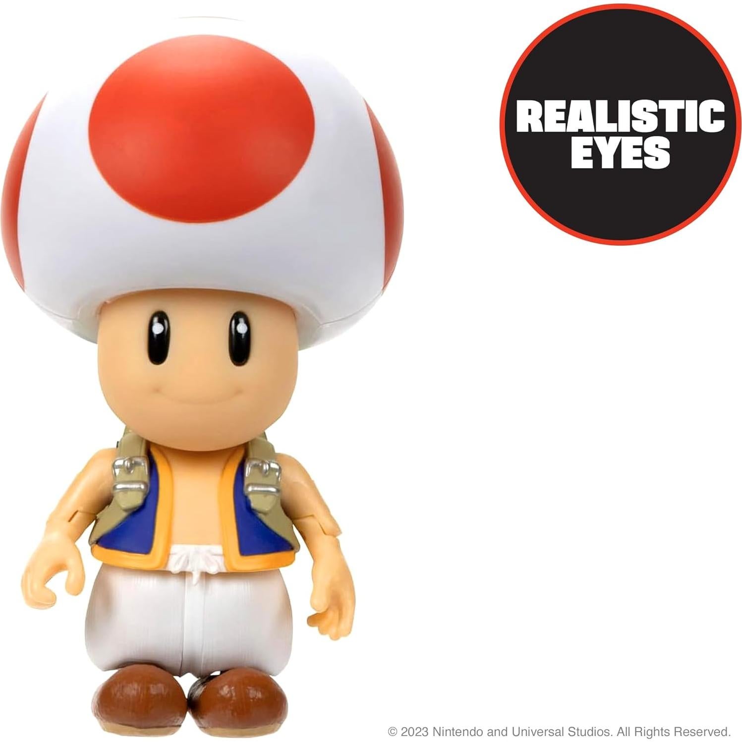 Figura de Acción Toad 16 cm - La Película de The Super Mario Bros.