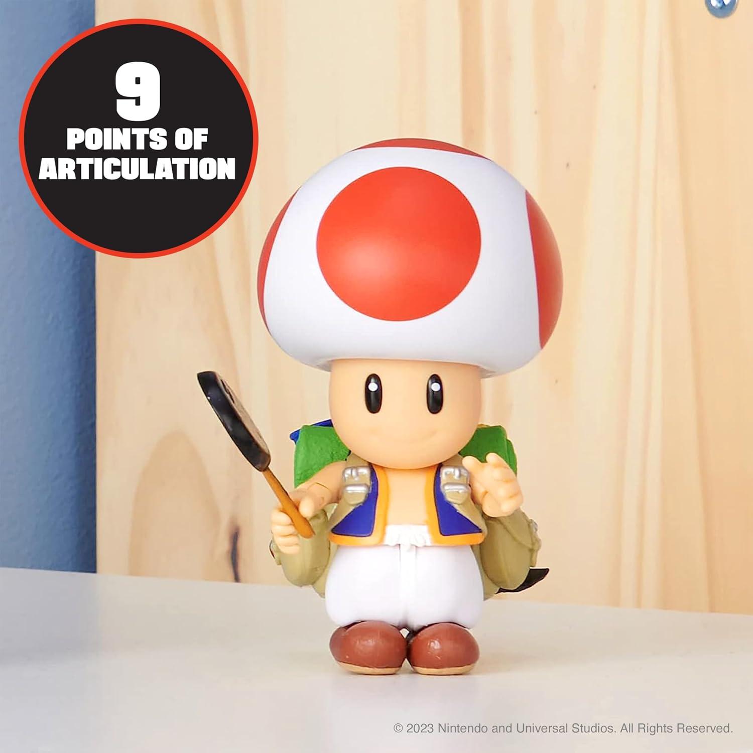 Figura de Acción Toad 16 cm - La Película de The Super Mario Bros.