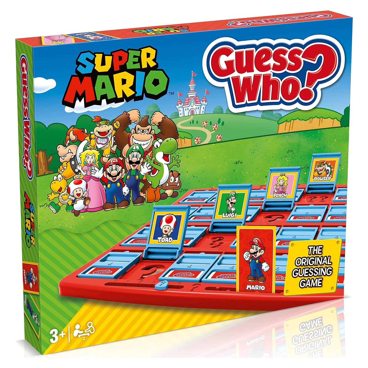 Juego de Mesa Guess Who? Super Mario - 2 Jugadores, 24 Personajes