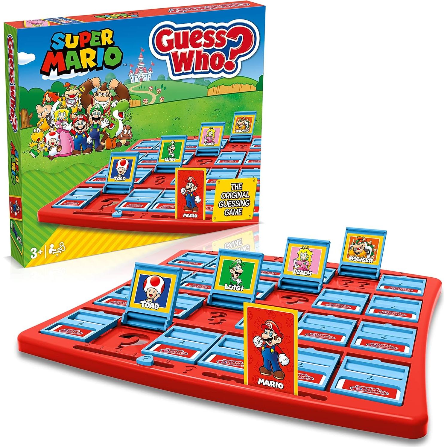 Juego de Mesa Guess Who? Super Mario - 2 Jugadores, 24 Personajes