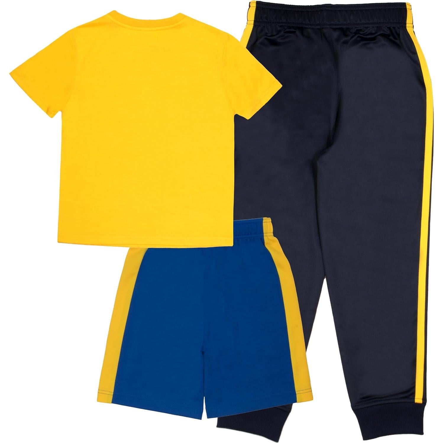 Conjunto 3 Piezas Super Mario Bros Niños - Camiseta y Pantalones