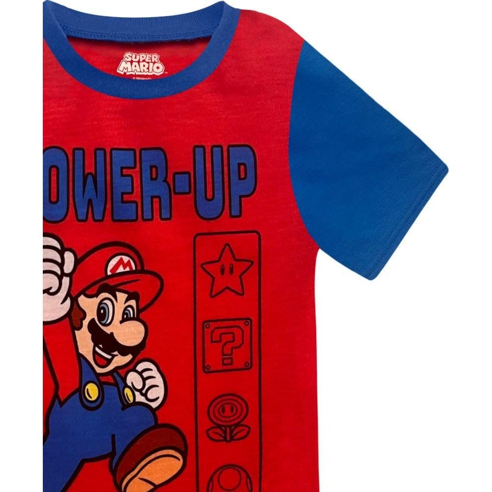 Conjunto de Pijamas Super Mario Niños 3 Piezas Talla 8