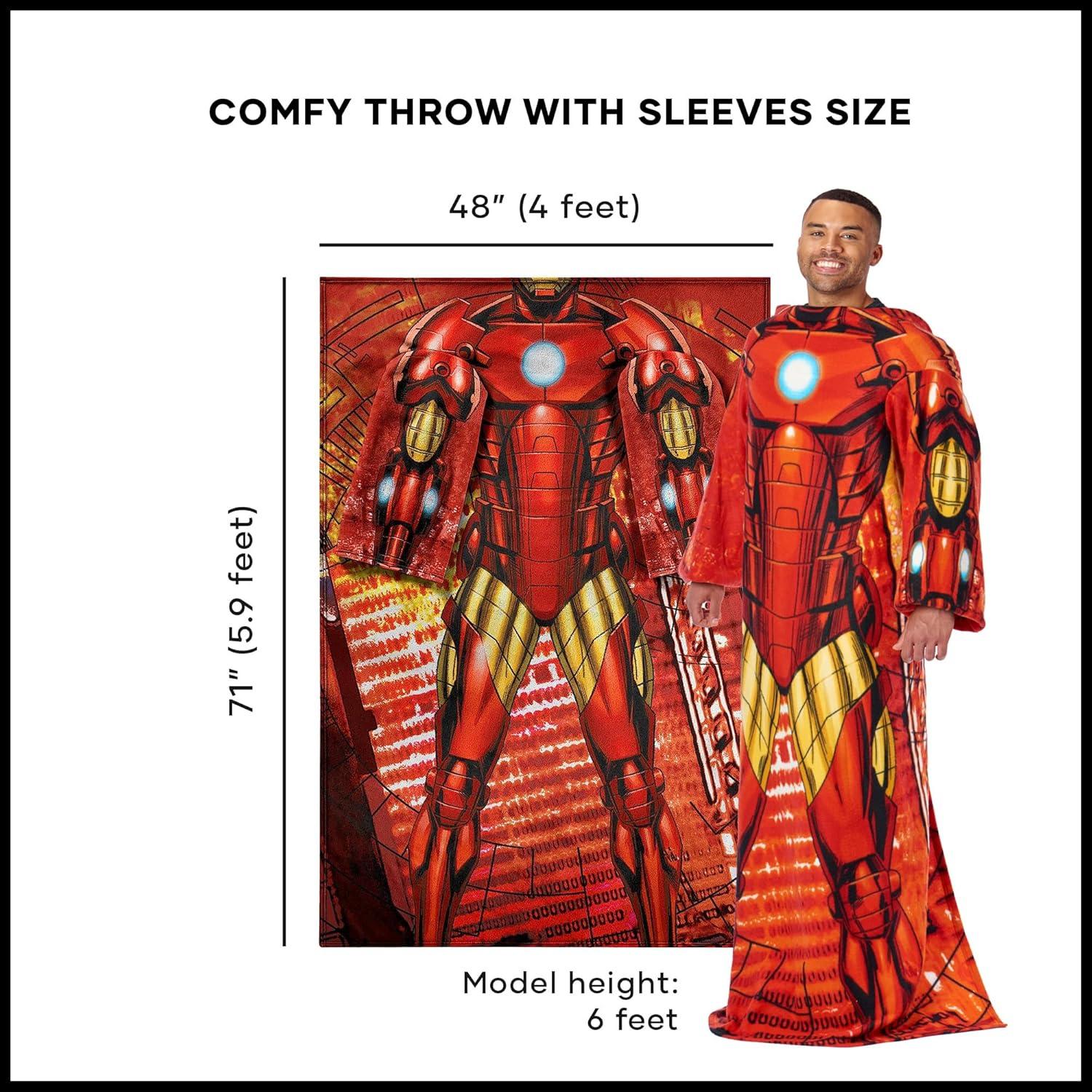 Manta Comoda Iron Man Northwest 122x180 cm Multicolor