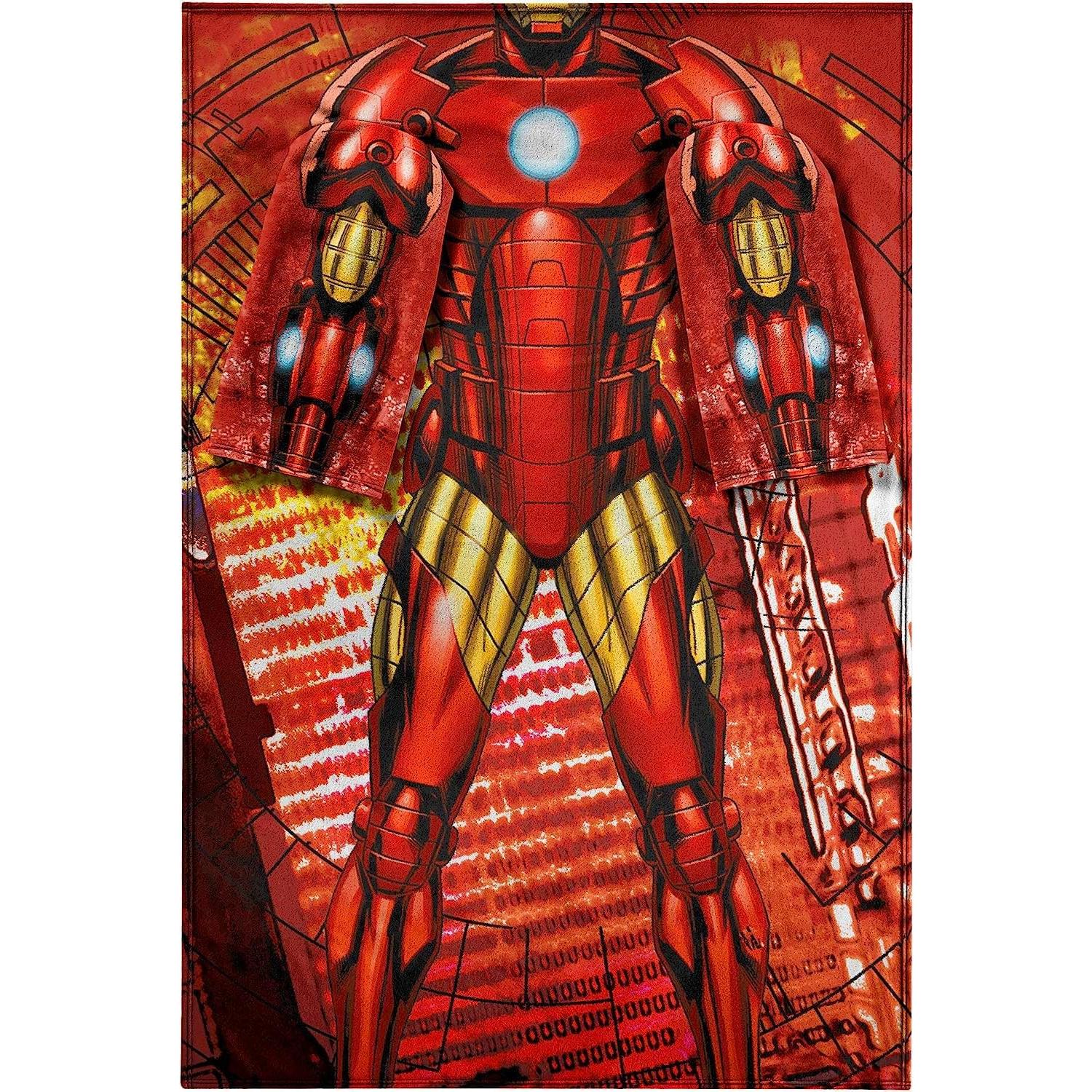 Manta Comoda Iron Man Northwest 122x180 cm Multicolor