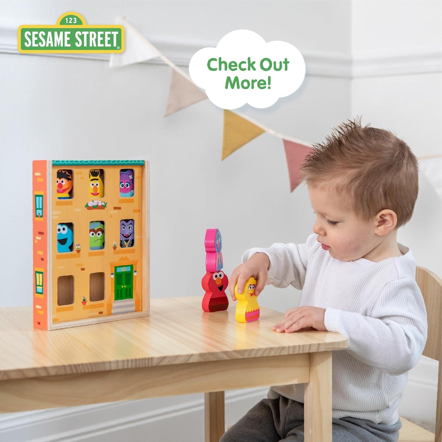 Caja de Herramientas de Madera Sesame Street 25 Piezas