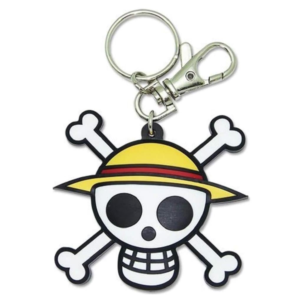 Llavero PVC Jolly Roger Luffy Un Pieza 6.35cm