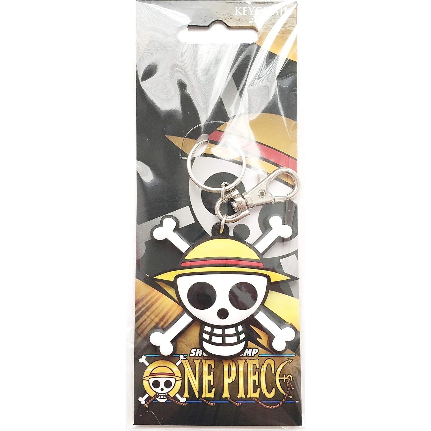 Llavero PVC Jolly Roger Luffy Un Pieza 6.35cm