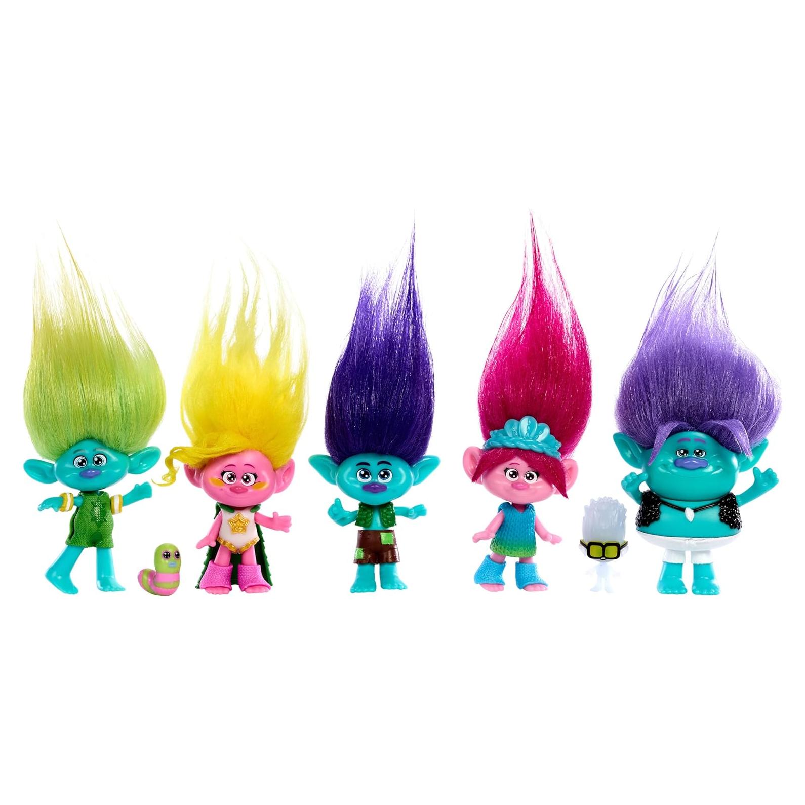 Juguetes Mattel DreamWorks Trolls Paquete Mejores Amigos 7 Figuras