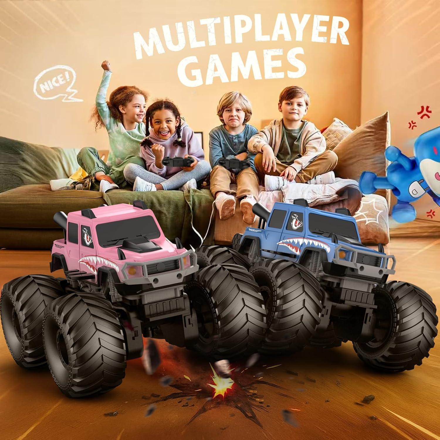 Camión RC NQD 4x4 Anfibio Azul a Prueba de Agua 360°