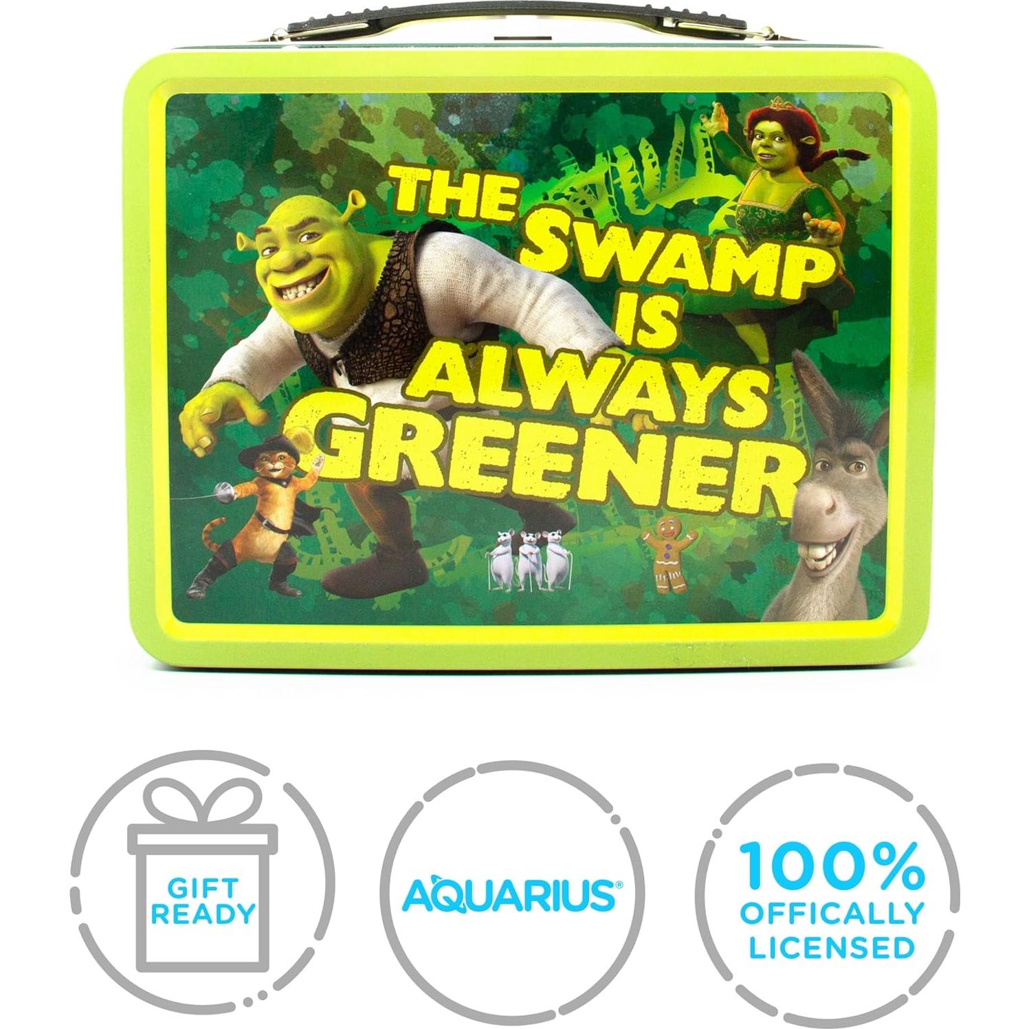 Caja de Almacenamiento AQUARIUS Shrek 3L con Tapa Embosada