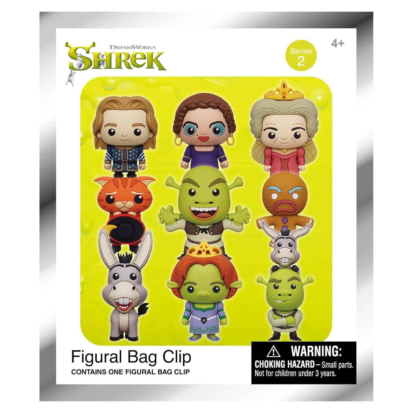 Clip de Bolsa Coleccionable Shrek 2 Monogram 3D 6.35cm