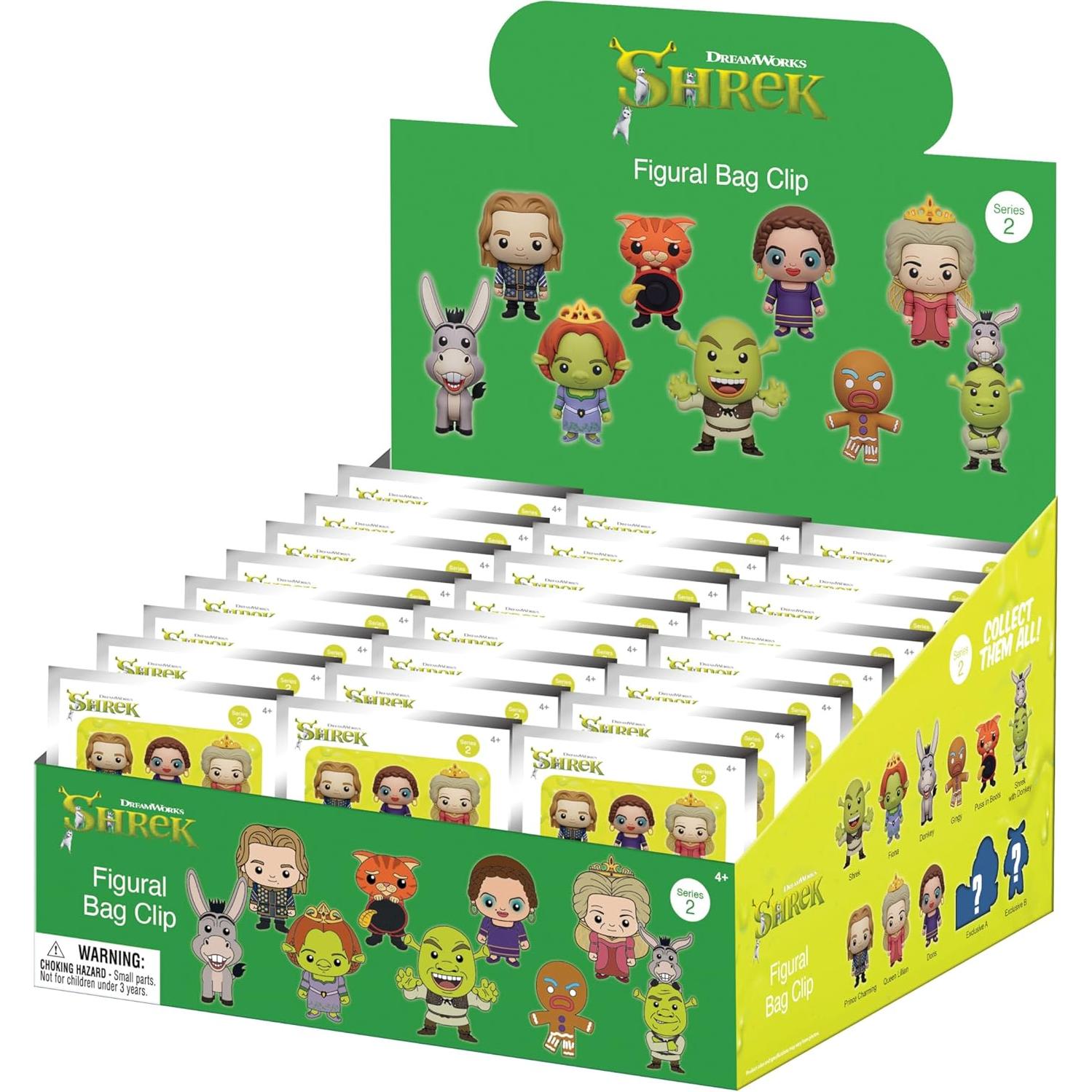 Clip de Bolsa Coleccionable Shrek 2 Monogram 3D 6.35cm