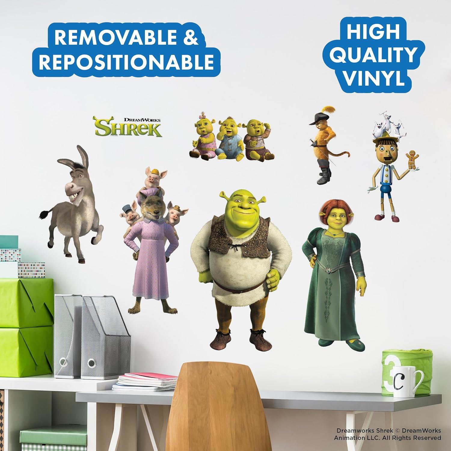 Calcomanías de Pared DreamWorks Shrek - Set de 8 Stickers