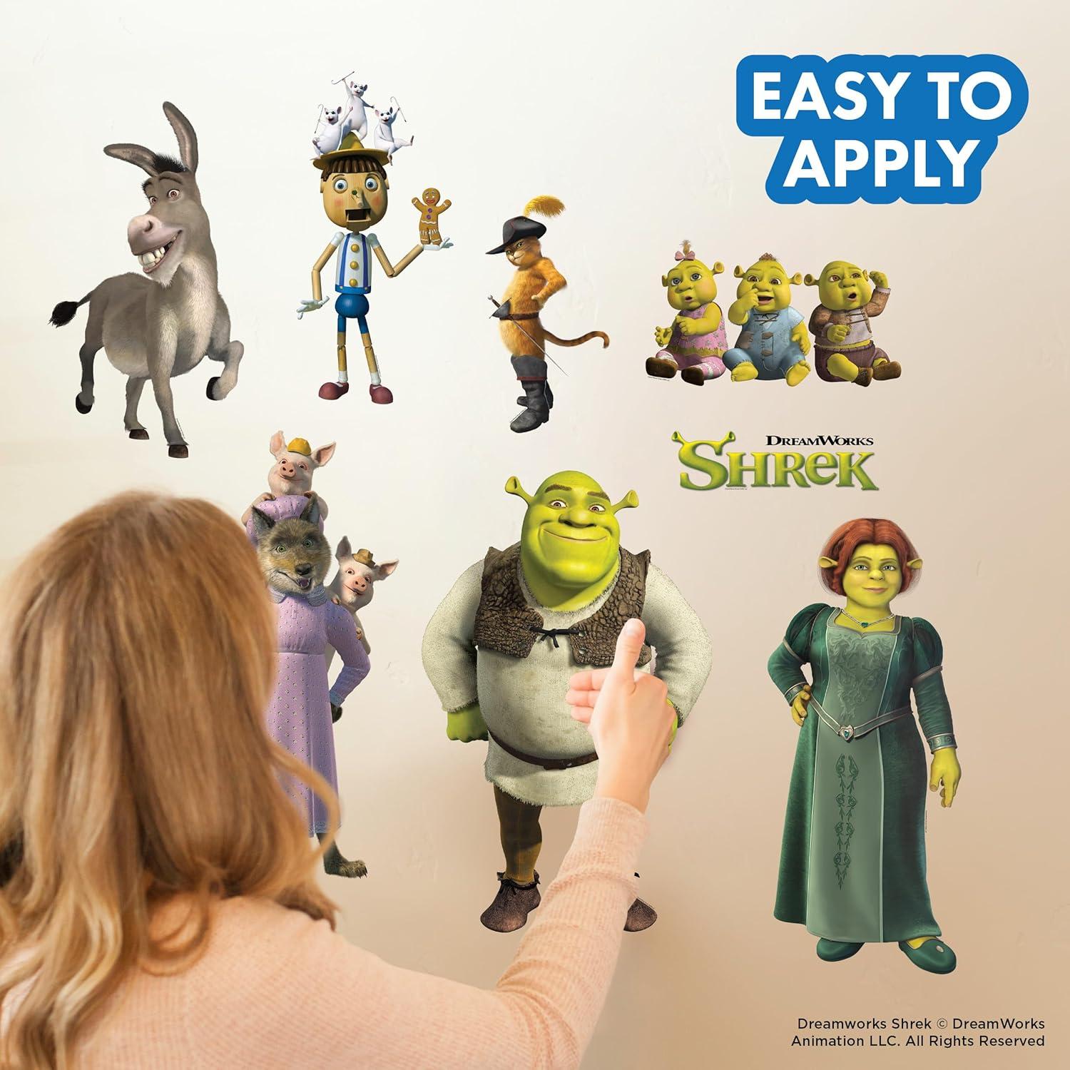 Calcomanías de Pared DreamWorks Shrek - Set de 8 Stickers