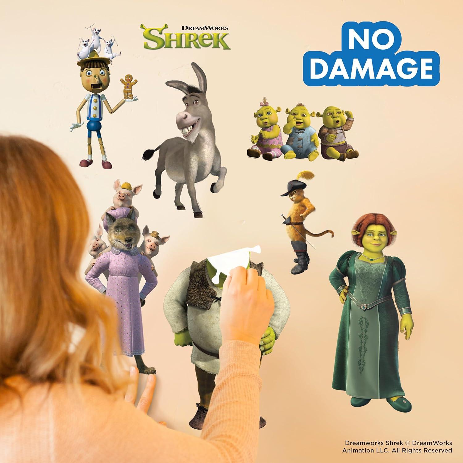 Calcomanías de Pared DreamWorks Shrek - Set de 8 Stickers