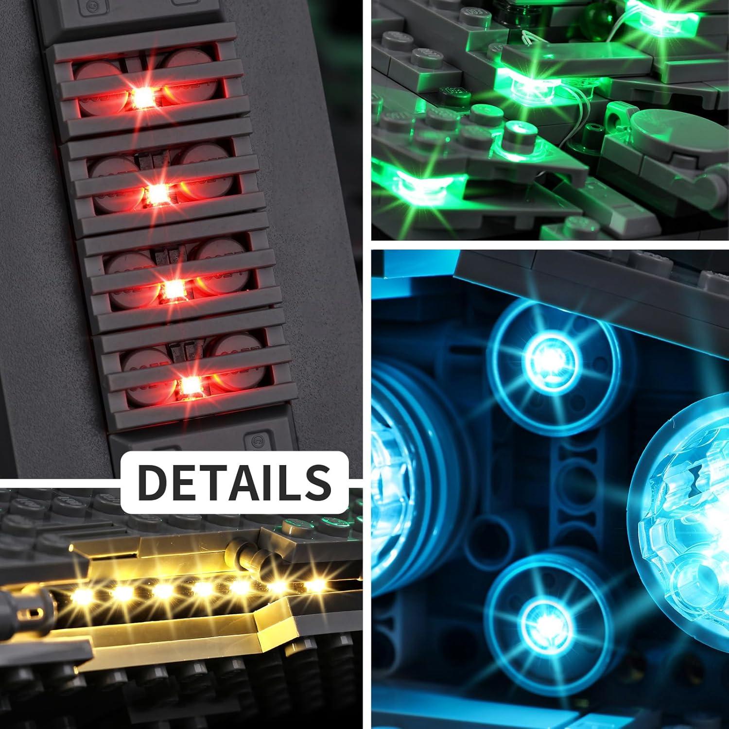 Kit de Luz LED Kyglaring para Lego 75394 Destructor Estelar