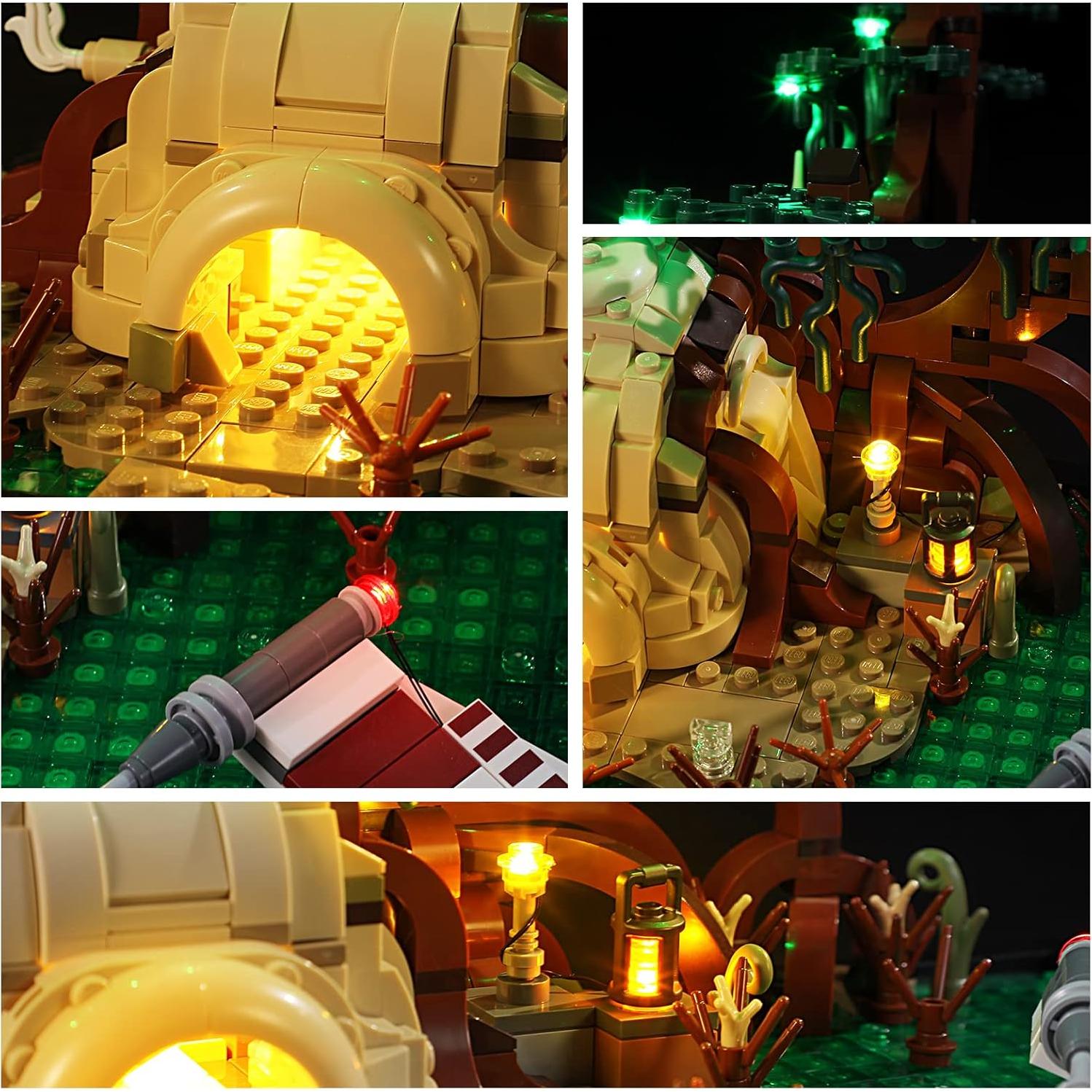 Kit de Luz LED GEAMENT para Diorama Lego 75330 - Iluminación Verde