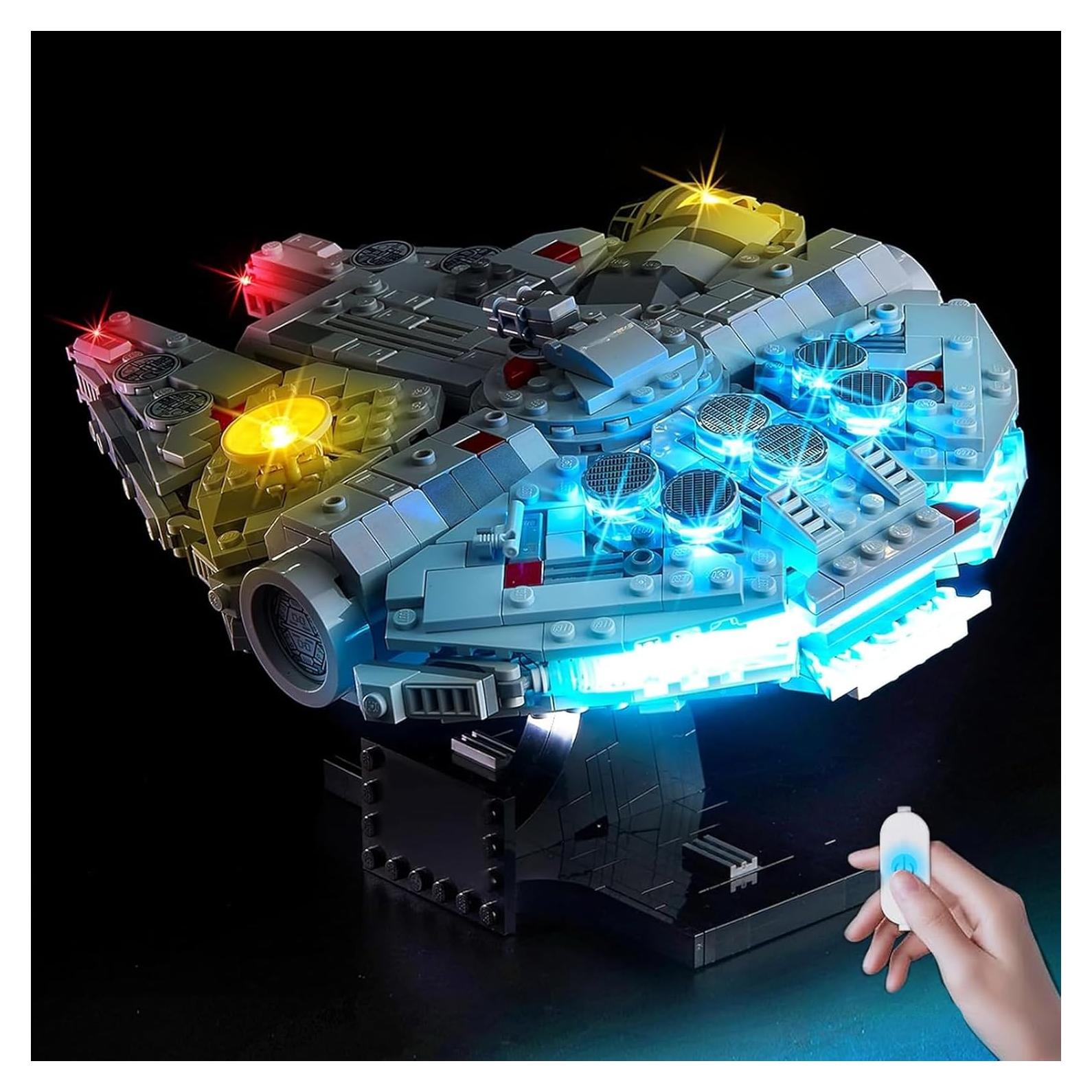 Kit de Iluminación LED BrickSoul para Lego Halcón Milenario 75375