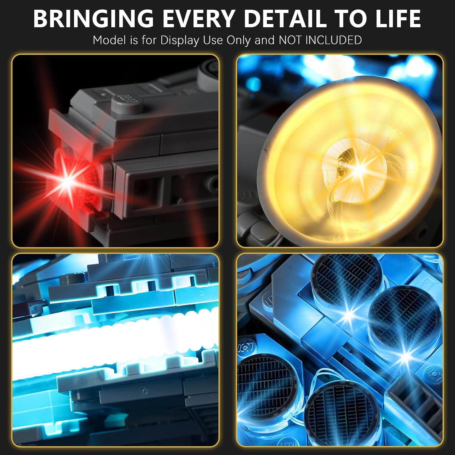 Kit de Iluminación LED BrickSoul para Lego Halcón Milenario 75375