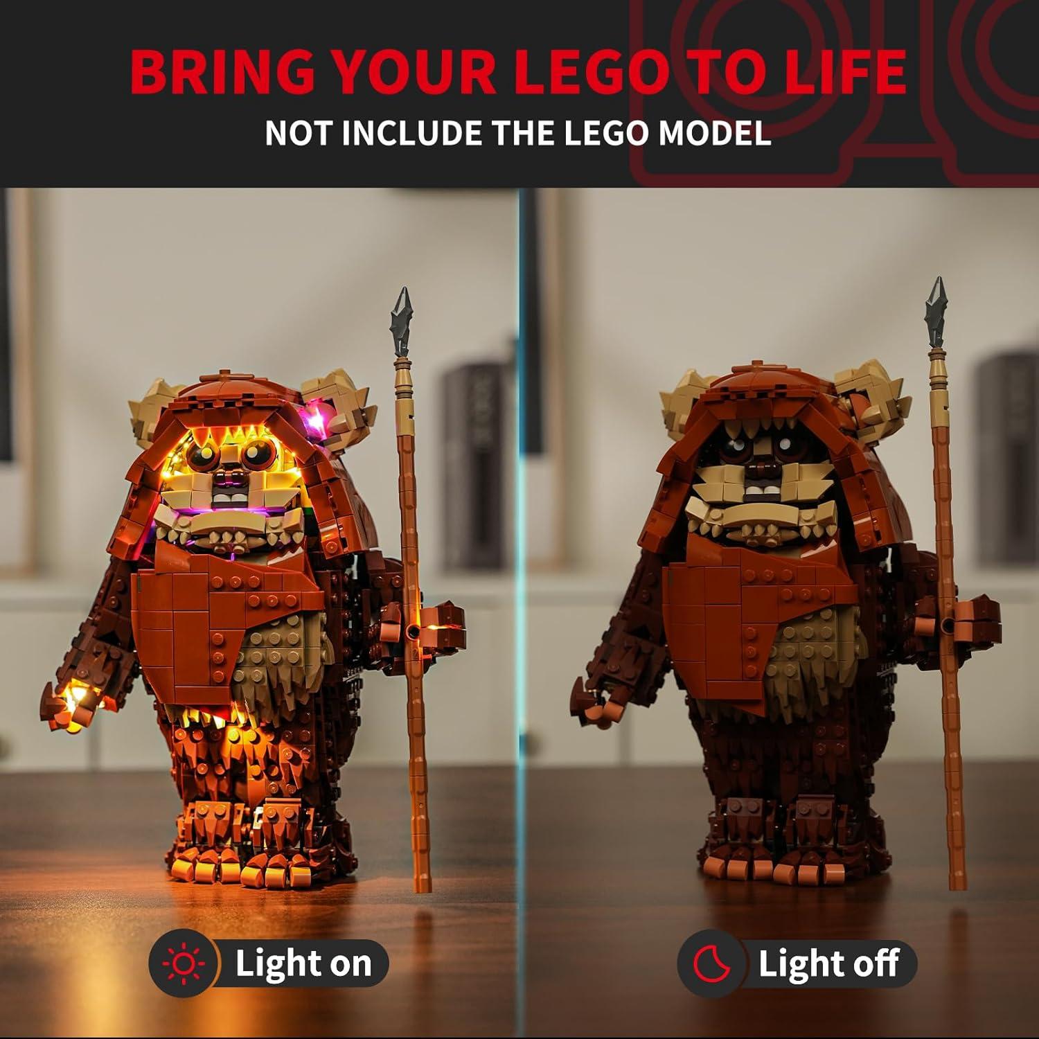Kit de Luz LED BRIKSMAX 75430 para LEGO Star Wars Wicket
