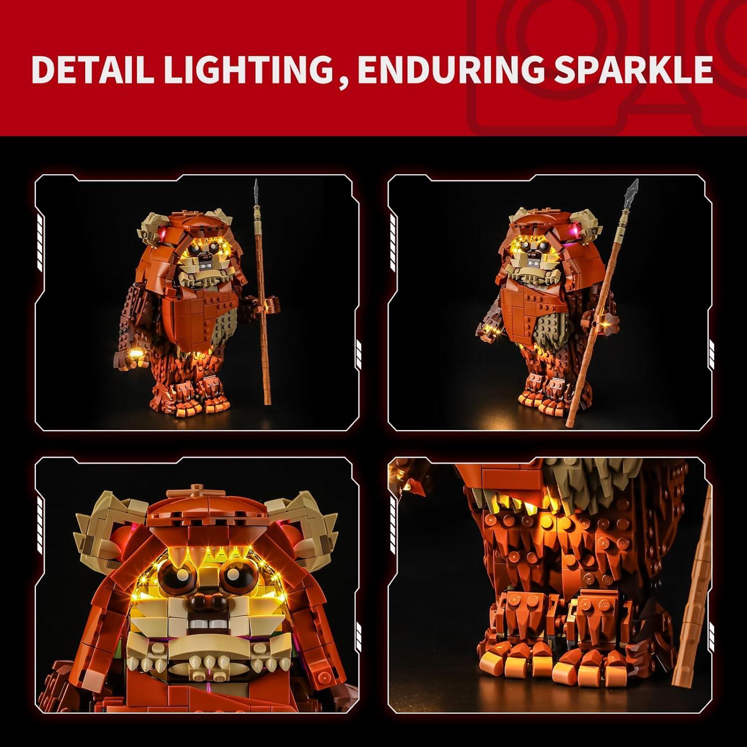 Kit de Luz LED BRIKSMAX 75430 para LEGO Star Wars Wicket