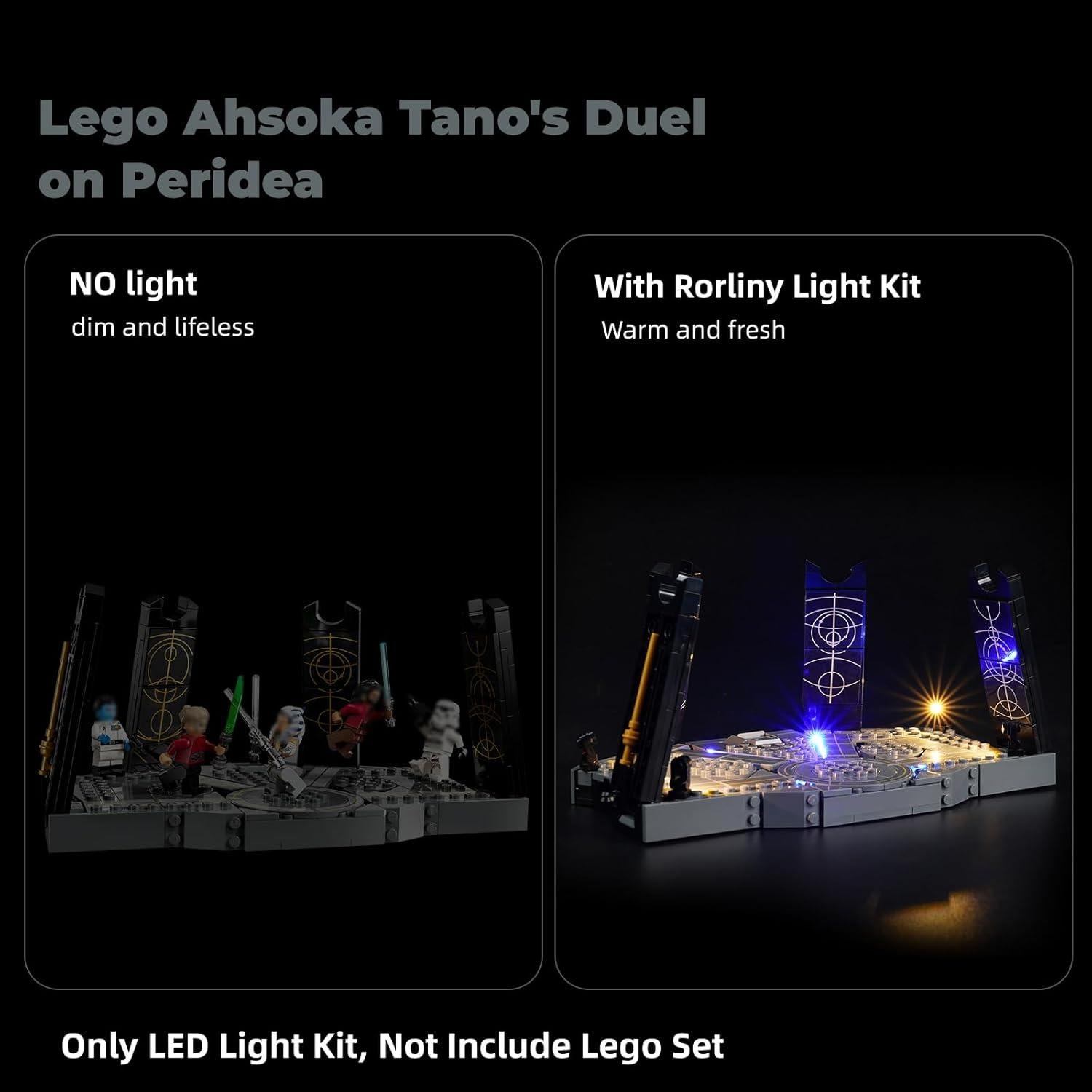 Kit de Iluminación LED Rorliny para Lego Star Wars 75385