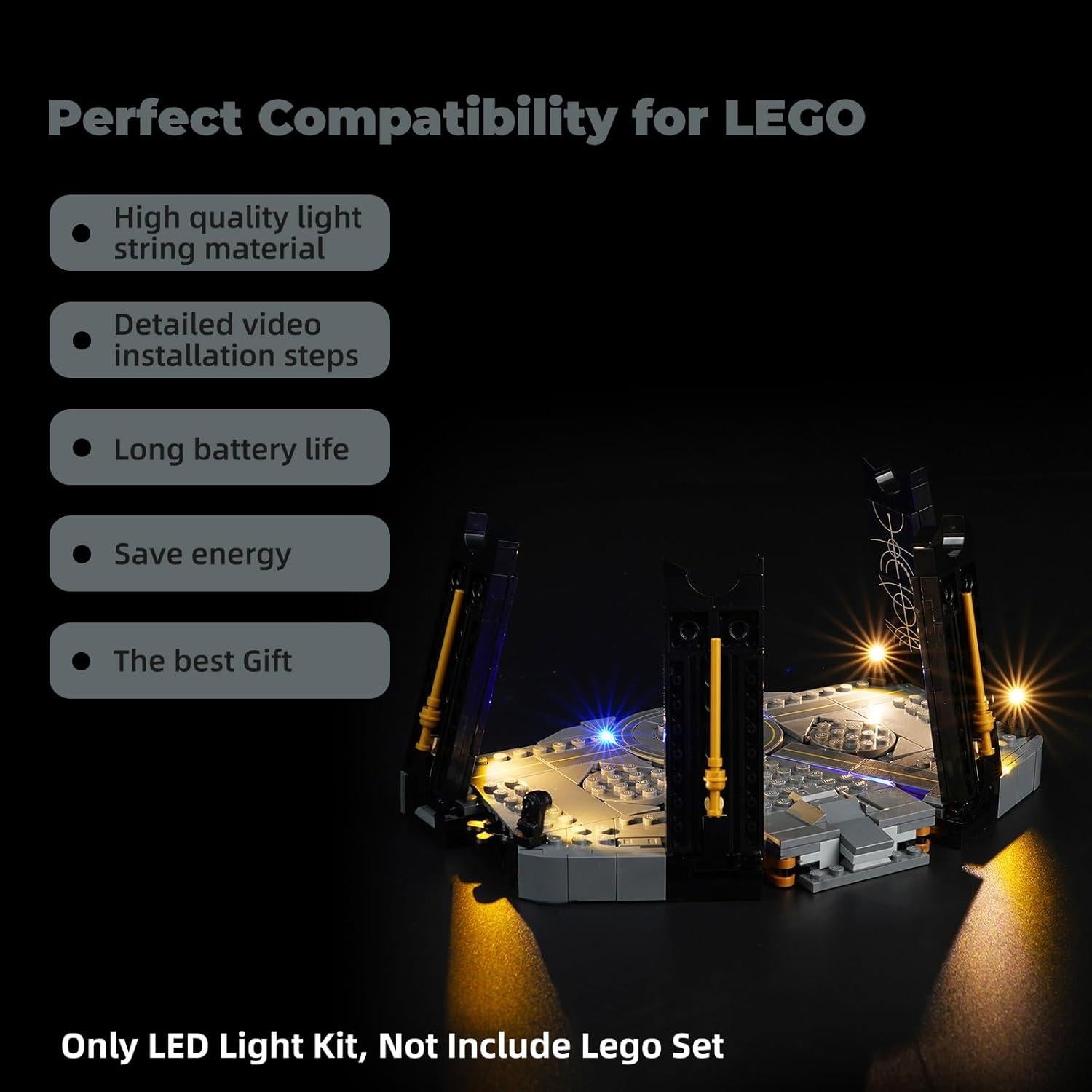 Kit de Iluminación LED Rorliny para Lego Star Wars 75385