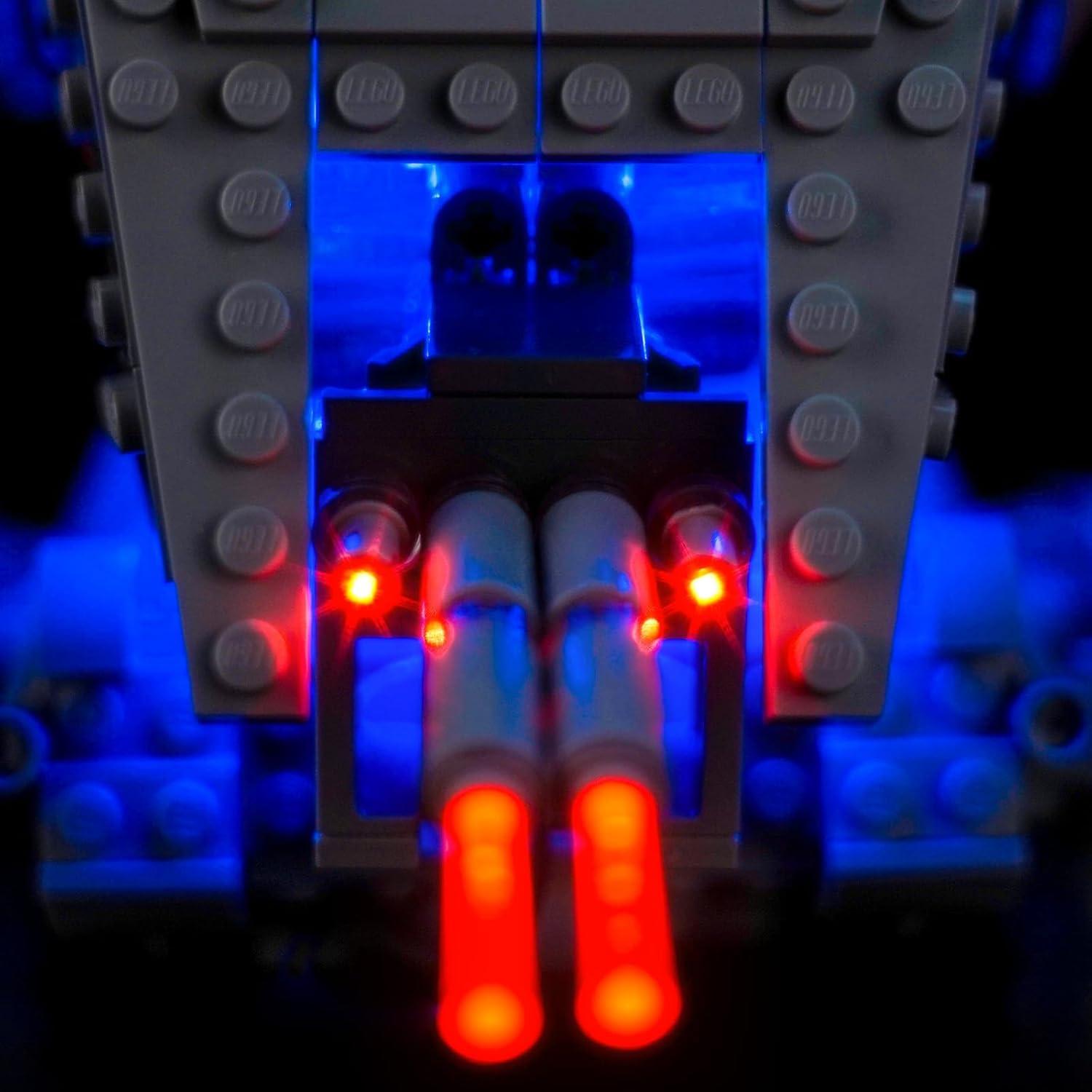 Kit de Luz LED Hilighting para Lego AT-ST Walker 75417