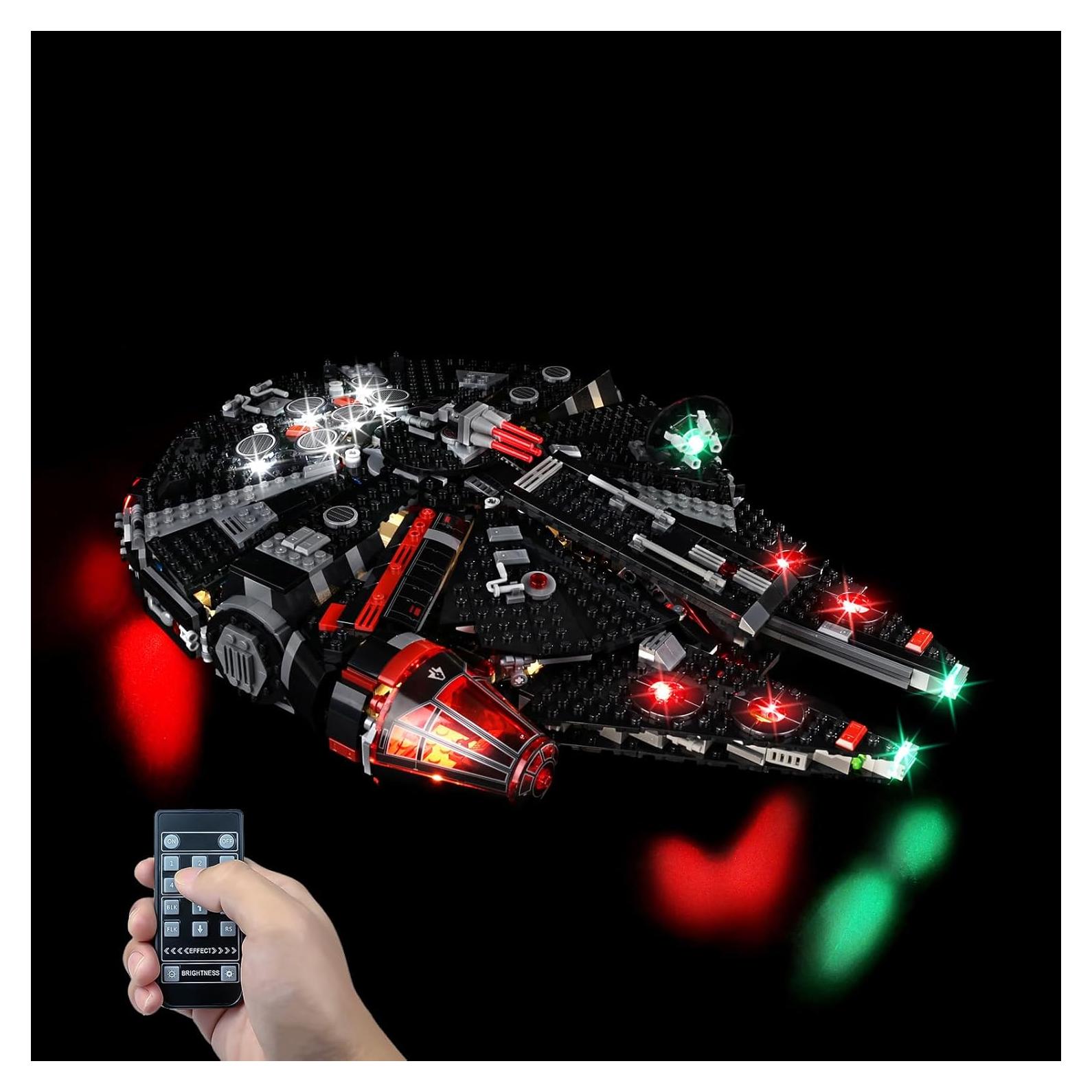 Kit de Luz LED Kyglaring para Lego 75389 Dark Falcon