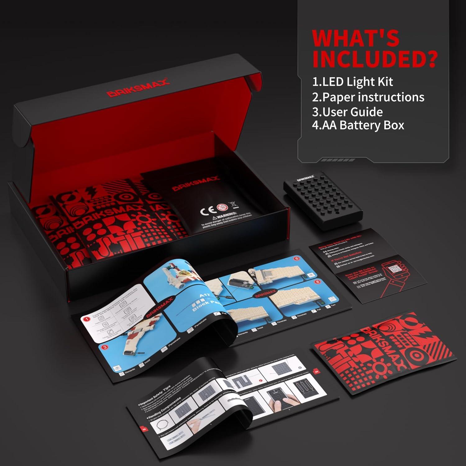 Kit de Luz LED BRIKSMAX 75432 para LEGO V-19 Torrent