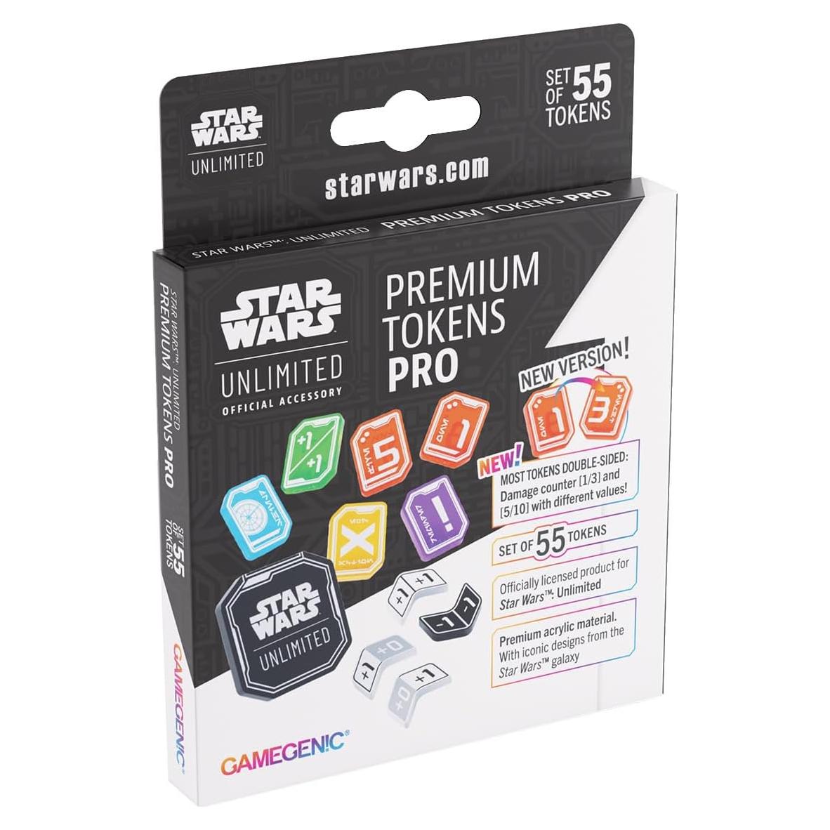 Fichas Acrílicas Premium PRO Star Wars: Ilimitado - 55 Piezas