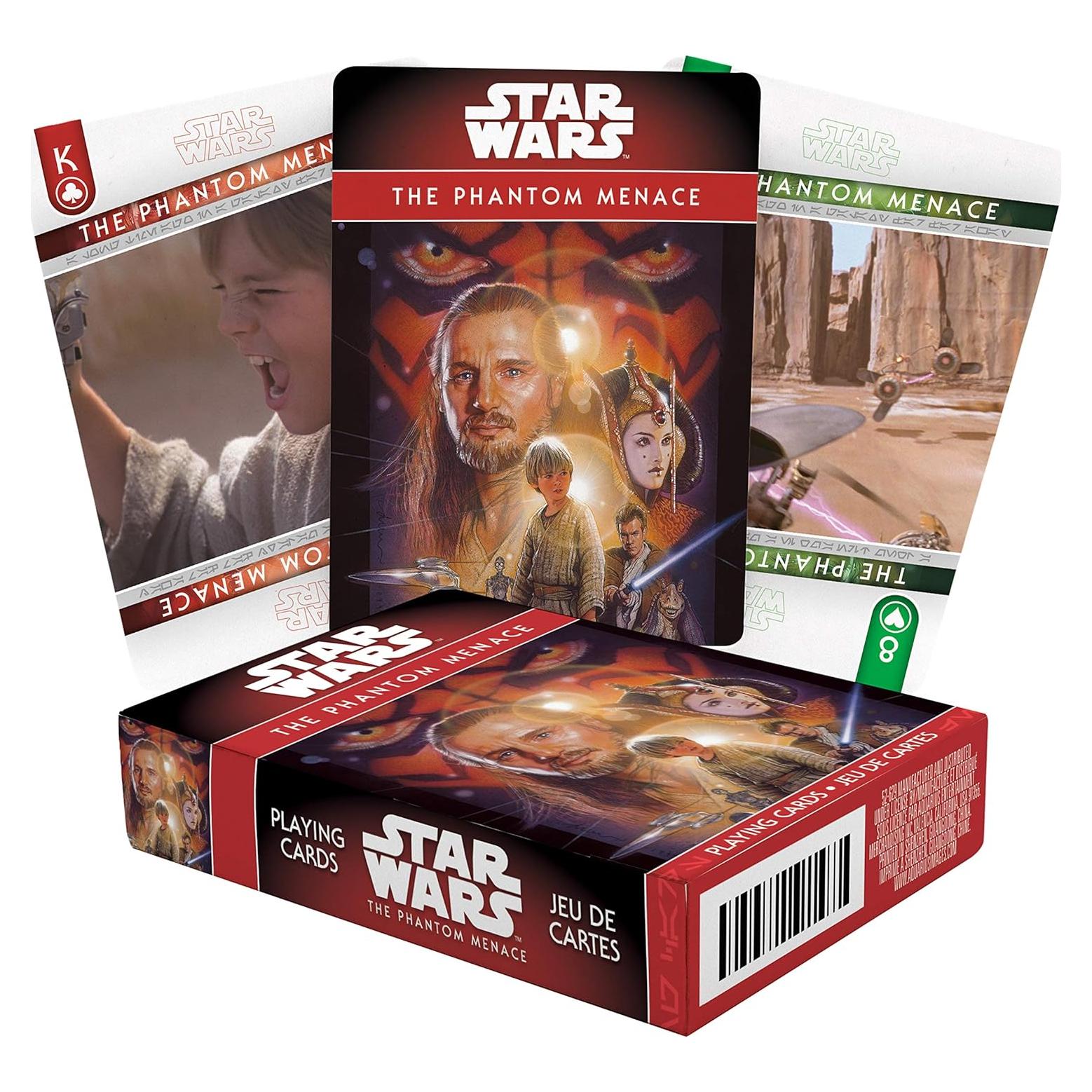 Baraja de Cartas Star Wars Episodio 1 Tamaño Póker