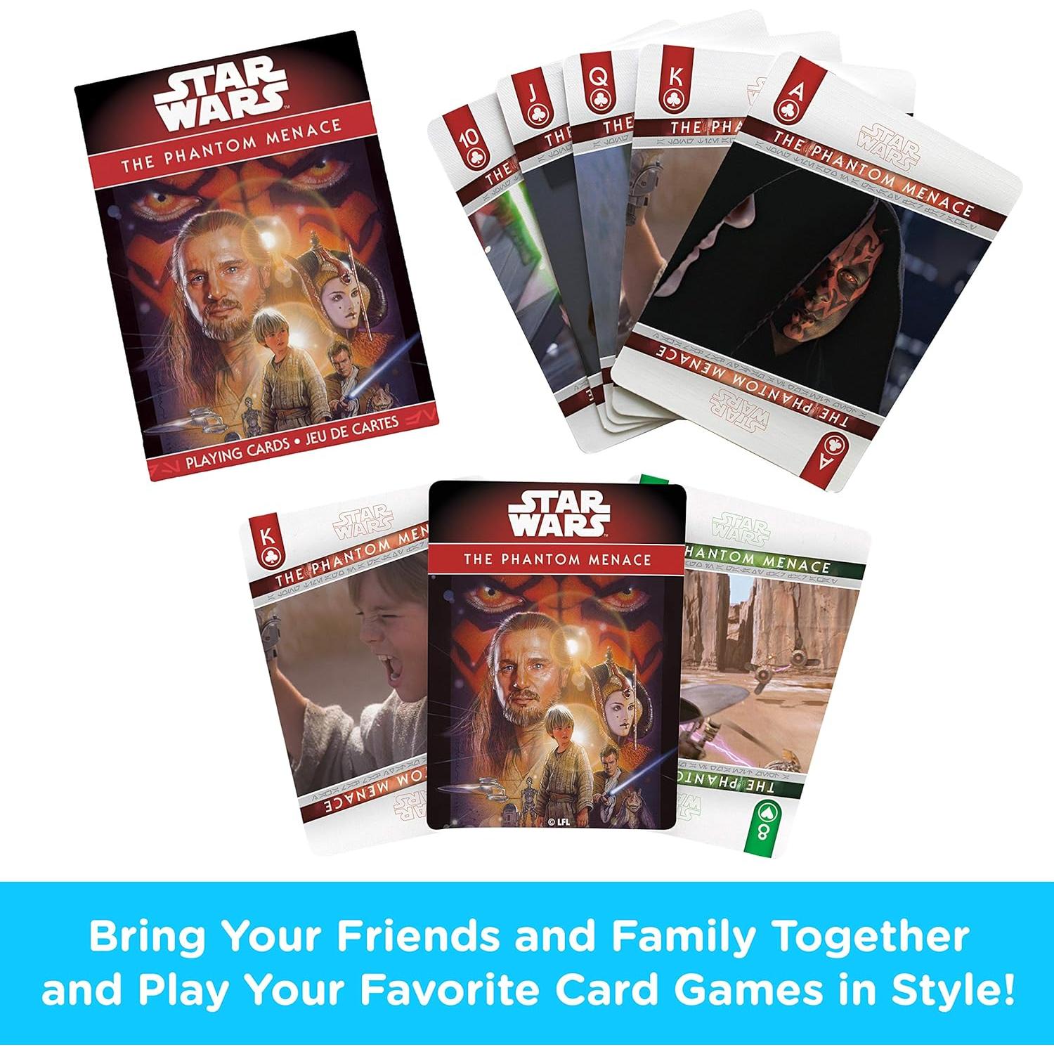 Baraja de Cartas Star Wars Episodio 1 Tamaño Póker