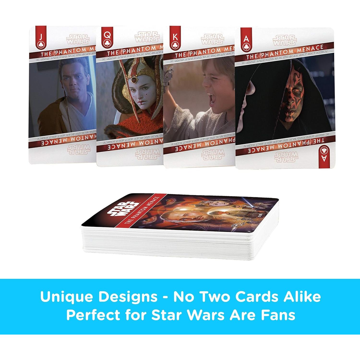 Baraja de Cartas Star Wars Episodio 1 Tamaño Póker